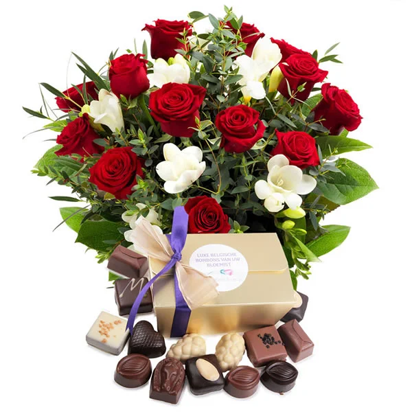 Wanneer kromme Knorrig Moederdag cadeau bezorgen | met Chocolade | Euroflorist