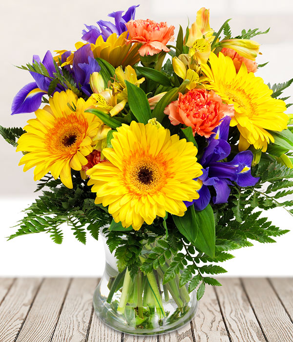 Birthday Bouquet a bright, beautiful bouquet. Florist delivered