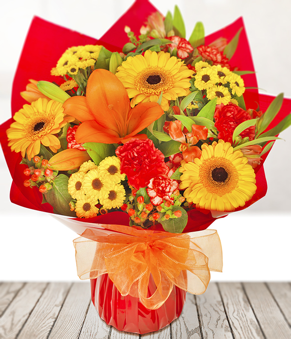 Marmalade Autumn Flower Delivery by eflorist.co.uk