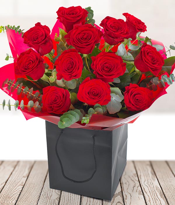 Dozen Red Roses Flower Delivery By Telefloristie 2834