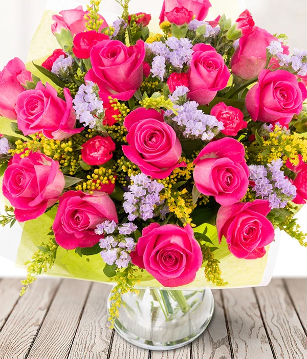 Send 12 Pcs. Yellow Rose Bouquet with Birthday Cake to Cebu Philippines