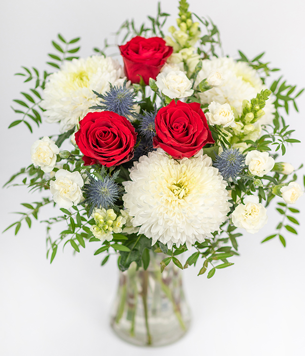 Let It Snow Christmas Flowers