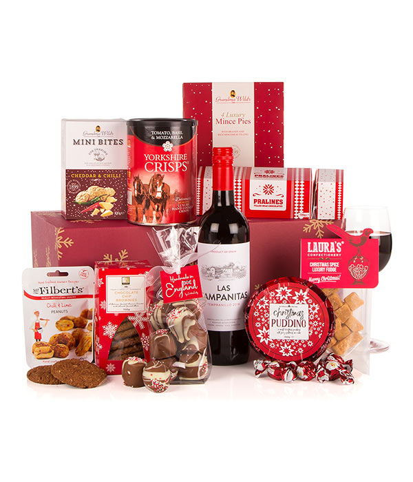 Seasons Greetings Carton | Christmas Hampers | eflorist.co.uk