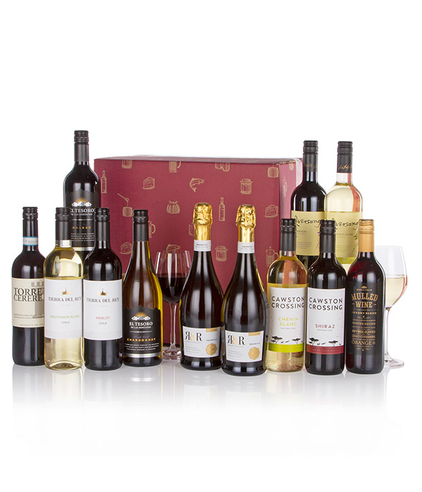 Twelve Wines in a Box eflorist.co.uk
