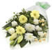 Bouquet du fleuriste blanc fleurs de deuil