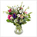 Mixed lisianthus bouquet