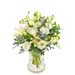 Bouquet de fleurs blanches, roses et lysianthus. Fleurs de mariage livraison partout en France par Euroflorist