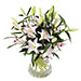 Bouquet de lys rose pale Téléfleurs | Envoyer un bouquet de lys livraison à domicile par un artisan fleuriste partout en France