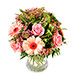 Bouquet Vénus avec des roses, germinis idée cadeau à offrir à une femme | Livraison par un fleuriste 7j/7