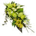 Funeral bouquet green