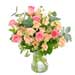 Bouquet de roses pastel livraison à domicile par t
