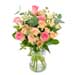 Bouquet de roses pastel livraison à domicile par t