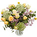 Bouquet de fleurs champêtre avec livraison gratuite avec Téléfleurs | Bouquet aéré avec des roses