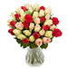 Bouquet de roses variées livrées à domicile avec Téléfleurs | Envoyer des roses pour fêter un anniversaire