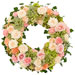 Funeral wreath soft pink