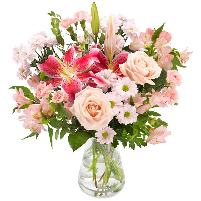euroflorist.nl | Roze bloemistenboeket