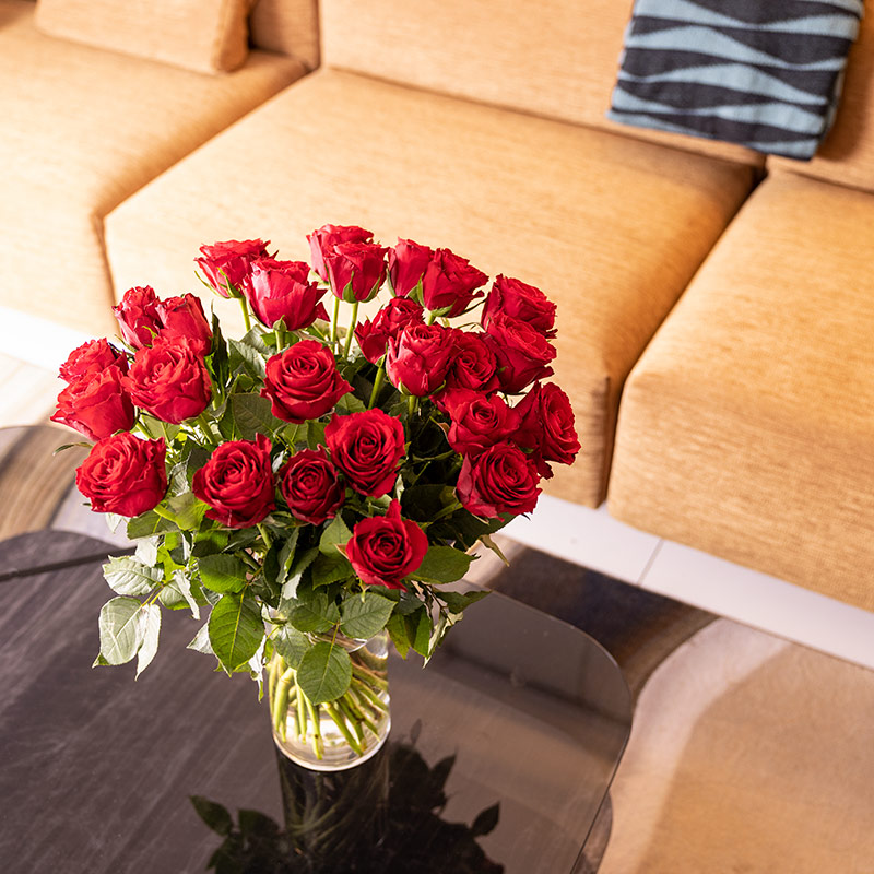 Roses Rouges | Bouquet romantique | Euroflorist