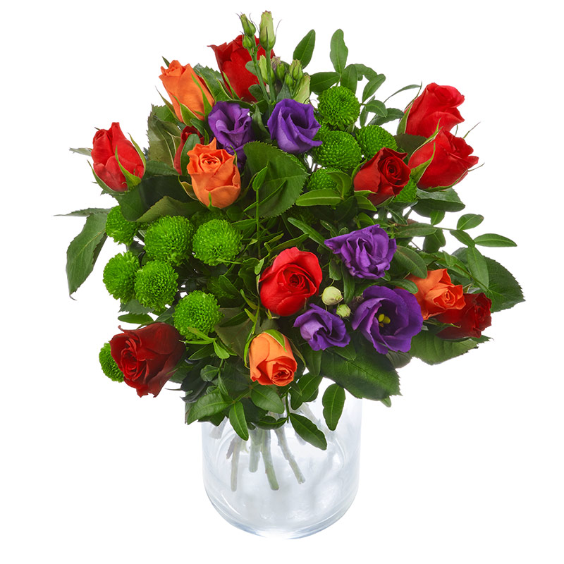 Sourire | Sublime bouquet aux couleurs joyeuses | Livraison gratuite |  Euroflorist