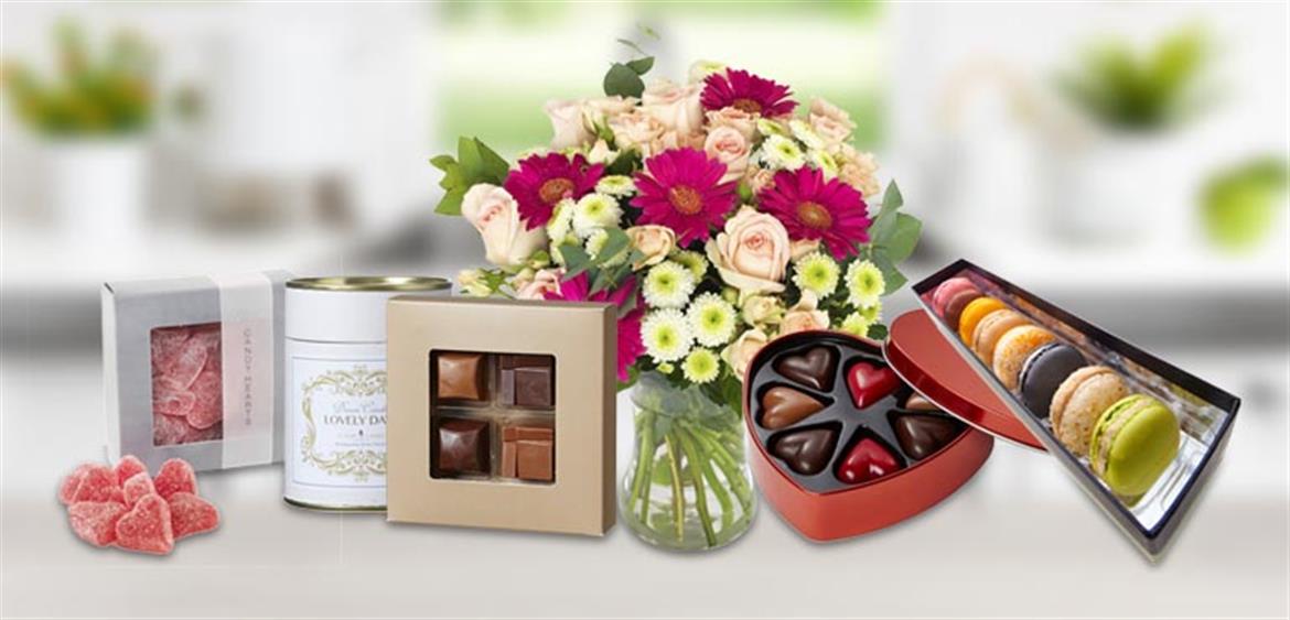 coffret cadeau fleurs et chocolats
