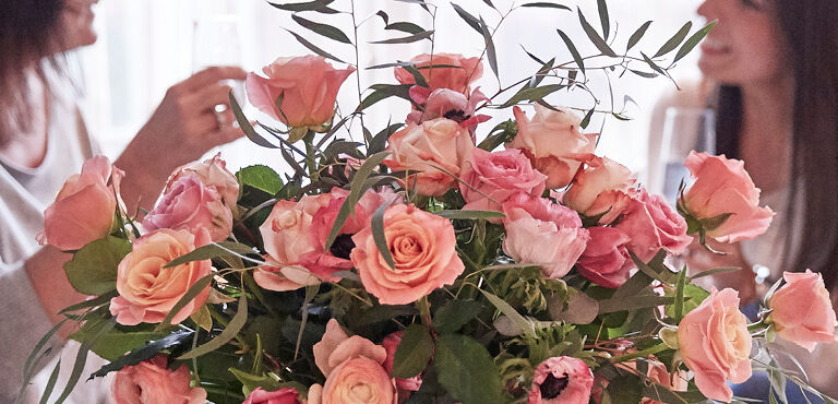 livraison de bouquets de roses à domicile avec Telefleurs