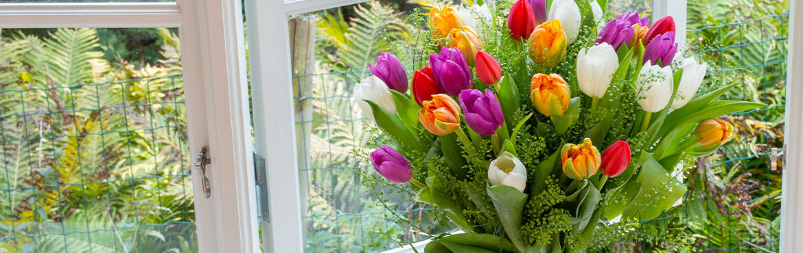 livraison de tulipes avec Téléfleurs