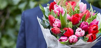 bouquet Tulipe romantique St Valentin