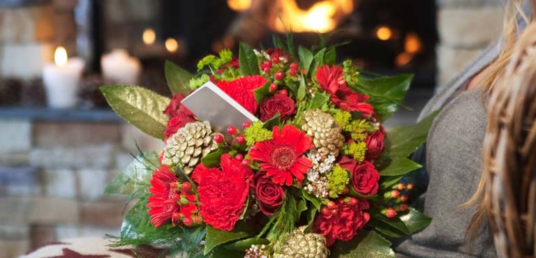 Message for Christmas Flowers